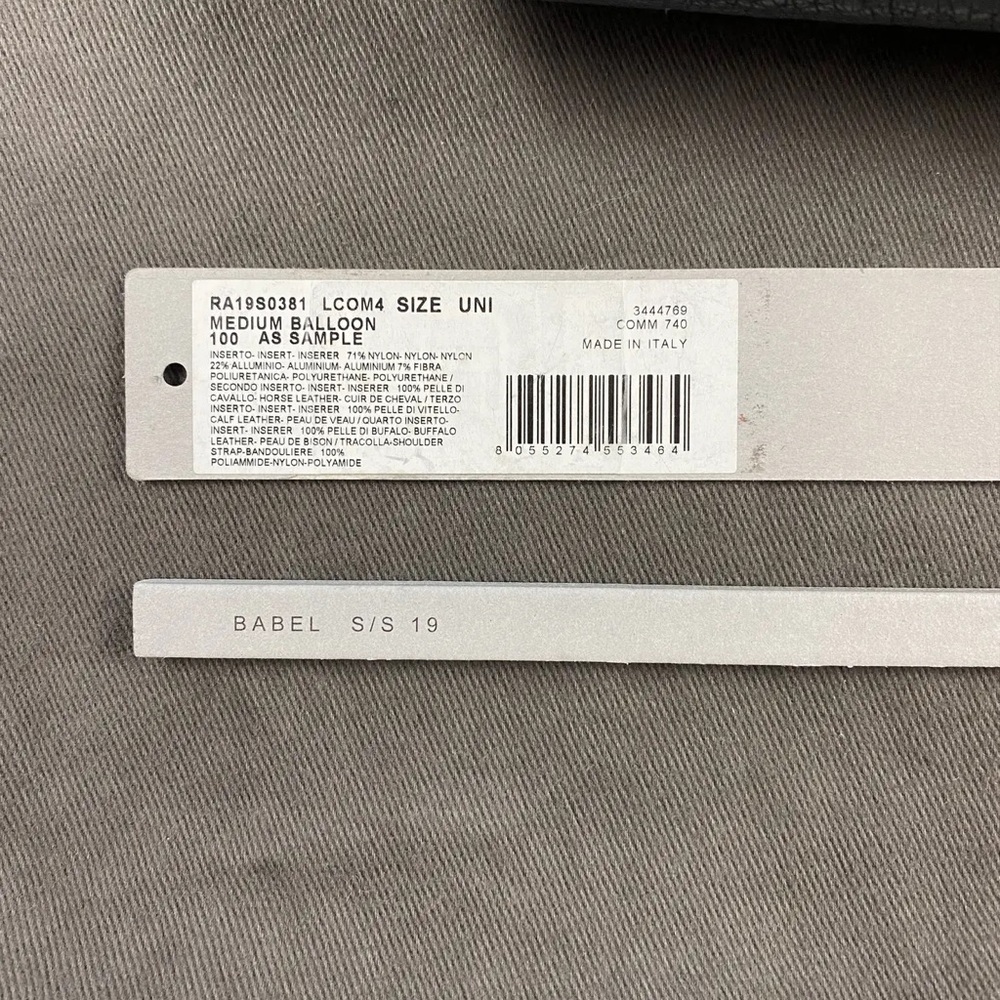 Rick Owens Sample Medium Balloon Shoulder Bag - Picture 3 of 8